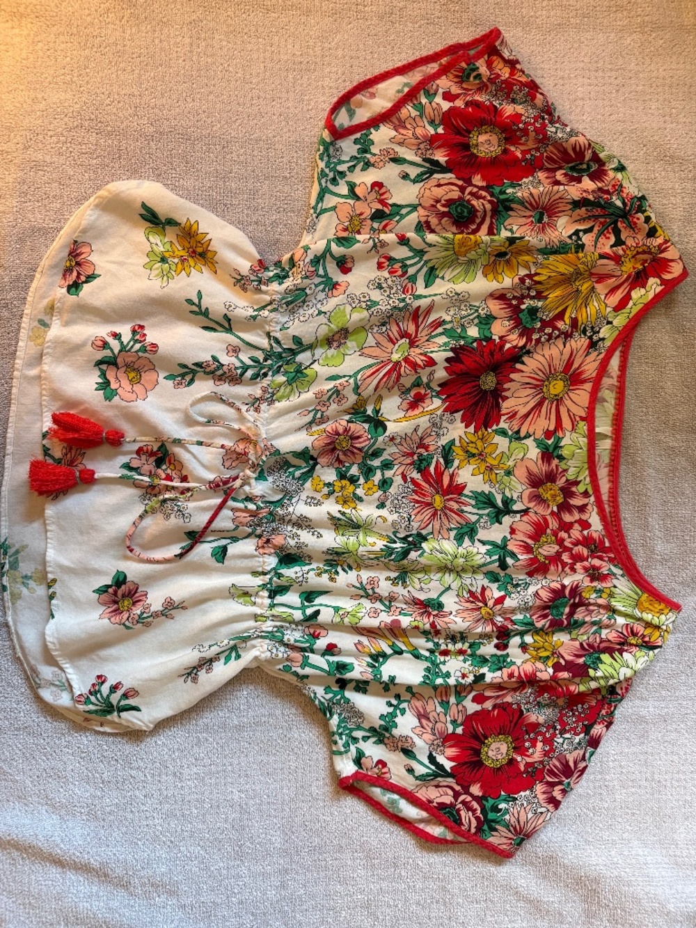 Anthropologie floral top (small)